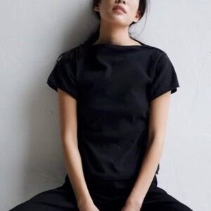 elizabeth suzann x alabama chanin Eva boat neck top